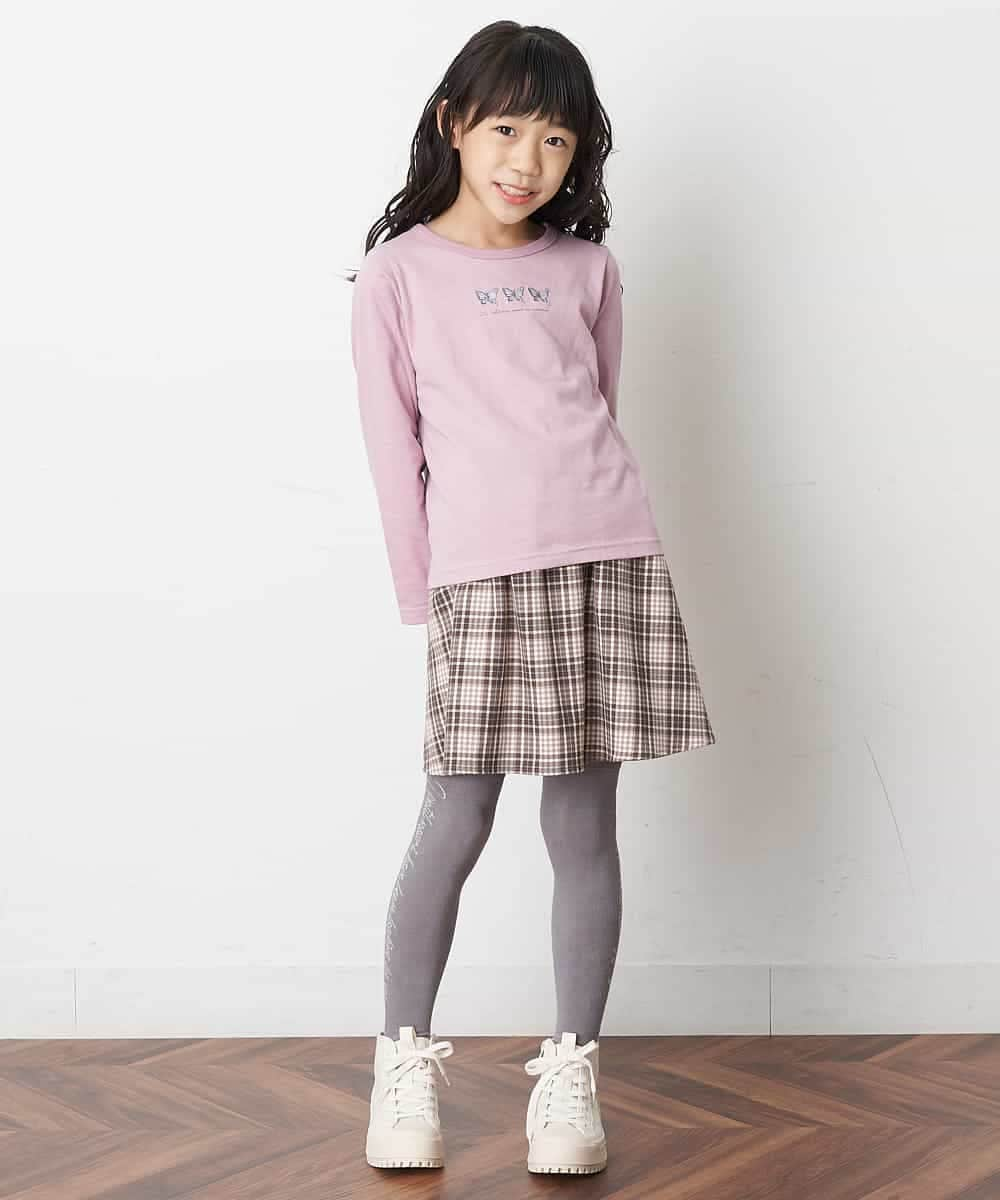 KJKJN20024 a.v.v KIDS(アー・ヴェ・ヴェ) [140-150]【毛玉になりにくい】アソートプリントTシャツ ネイビー