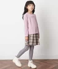 KJKJN20024 a.v.v KIDS(アー・ヴェ・ヴェ) [140-150]【毛玉になりにくい】アソートプリントTシャツ ネイビー