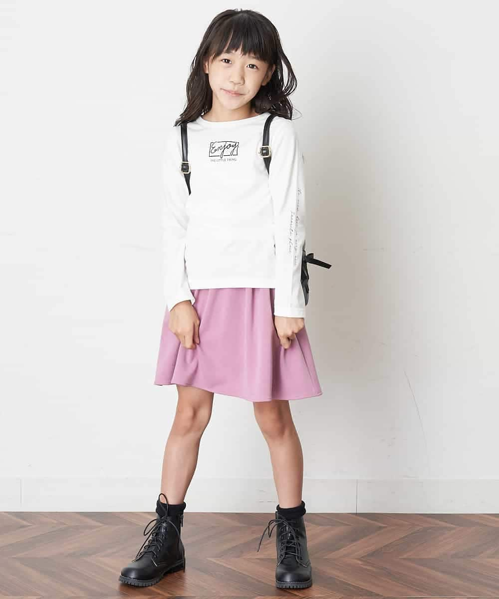 KJKJN20024 a.v.v KIDS(アー・ヴェ・ヴェ) [140-150]【毛玉になりにくい】アソートプリントTシャツ ネイビー