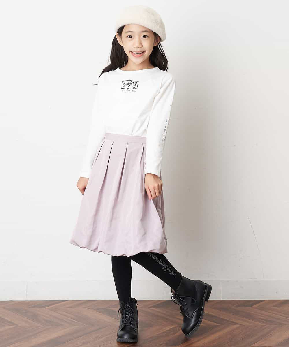 KJKJN20024 a.v.v KIDS(アー・ヴェ・ヴェ) [140-150]【毛玉になりにくい】アソートプリントTシャツ ネイビー