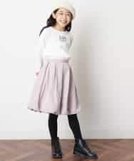 KJKJN20024 a.v.v KIDS(アー・ヴェ・ヴェ) [140-150]【毛玉になりにくい】アソートプリントTシャツ ネイビー