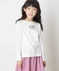 KJKJN20024 a.v.v KIDS(アー・ヴェ・ヴェ) [140-150]【毛玉になりにくい】アソートプリントTシャツ ホワイト