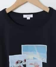 KJKJN20024 a.v.v KIDS(アー・ヴェ・ヴェ) [140-150]【毛玉になりにくい】アソートプリントTシャツ ネイビー