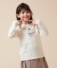 KJKJV35019 a.v.v KIDS(アー・ヴェ・ヴェ) [100-130]アソートアートロンＴ アイボリー