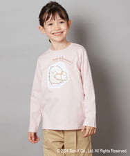 KJKJV80029 a.v.v KIDS(アー・ヴェ・ヴェ) [100-140]【すみっコぐらし】リバーシブルスパンコール長袖Ｔシャツ ライトピンク