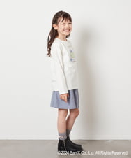 KJKJV80029 a.v.v KIDS(アー・ヴェ・ヴェ) [100-140]【すみっコぐらし】リバーシブルスパンコール長袖Ｔシャツ アイボリー