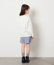 KJKJV80029 a.v.v KIDS(アー・ヴェ・ヴェ) [100-140]【すみっコぐらし】リバーシブルスパンコール長袖Ｔシャツ アイボリー