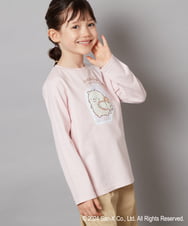 KJKJV80029 a.v.v KIDS(アー・ヴェ・ヴェ) [100-140]【すみっコぐらし】リバーシブルスパンコール長袖Ｔシャツ アイボリー