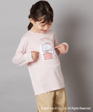 KJKJV80029 a.v.v KIDS(アー・ヴェ・ヴェ) [100-140]【すみっコぐらし】リバーシブルスパンコール長袖Ｔシャツ アイボリー