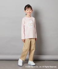 KJKJV80029 a.v.v KIDS(アー・ヴェ・ヴェ) [100-140]【すみっコぐらし】リバーシブルスパンコール長袖Ｔシャツ アイボリー