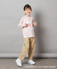 KJKJV80029 a.v.v KIDS(アー・ヴェ・ヴェ) [100-140]【すみっコぐらし】リバーシブルスパンコール長袖Ｔシャツ アイボリー