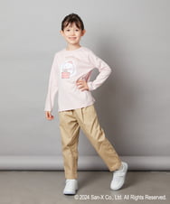 KJKJV80029 a.v.v KIDS(アー・ヴェ・ヴェ) [100-140]【すみっコぐらし】リバーシブルスパンコール長袖Ｔシャツ アイボリー