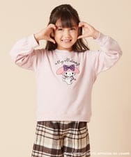 KJKKV80029 a.v.v KIDS(アー・ヴェ・ヴェ) [100-140]【マイメロディ】エンジェルトレーナー ピンク