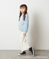 KJKLS81029 a.v.v KIDS(アー・ヴェ・ヴェ) [100-140]【すみっコぐらし】袖ボアトレーナー ライトブルー