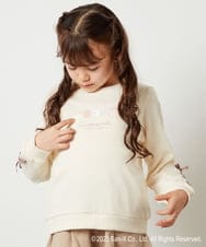 KJKLS82029 a.v.v KIDS(アー・ヴェ・ヴェ) [100-140]【すみっコぐらし】袖リボントレーナー アイボリー