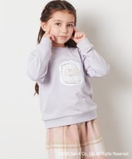 KJKLV80029 a.v.v KIDS(アー・ヴェ・ヴェ) [100-140]【すみっコぐらし】リバーシブルスパンコールトレーナー ライトブルー