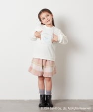 KJKLV81029 a.v.v KIDS(アー・ヴェ・ヴェ) [100-140]【すみっコぐらし】ケーブルデザイントレーナー アイボリー