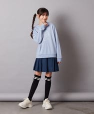 KJLAA01029 a.v.v KIDS(アー・ヴェ・ヴェ) [100-130]ベルト付きプリーツスカパン ベージュ