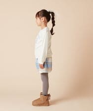 KJLAA44029 a.v.v KIDS(アー・ヴェ・ヴェ) [100-130]シャギーチェックショートパンツ ライトブルー