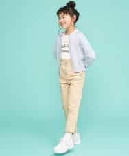 KJLDJ01029 a.v.v KIDS(アー・ヴェ・ヴェ) [100-130]【洗える】サスペンダーツキワイドテーパードパンツ[WEB限定サイズ] ライトブルー