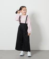 KJLFA26039 a.v.v KIDS(アー・ヴェ・ヴェ) [120-130]サス付きワイドパンツ ブラック