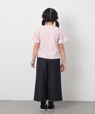 KJLFA39034 a.v.v KIDS(アー・ヴェ・ヴェ) [120-130]タックワイドパンツ ブラック