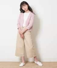 KJLFM30034 a.v.v KIDS(アー・ヴェ・ヴェ) [100-130]ワイドサスペンダー付きパンツ[WEB限定サイズ] ブルー