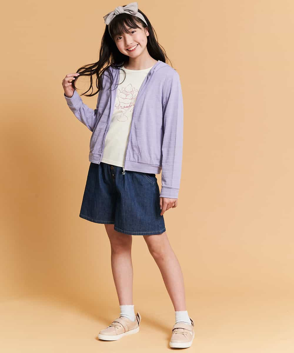 KJLFM31024 a.v.v KIDS(アー・ヴェ・ヴェ) [100-130]アソート無地柄ショートパンツ[WEB限定サイズ] カーキ