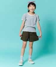 KJLFM31024 a.v.v KIDS(アー・ヴェ・ヴェ) [100-130]アソート無地柄ショートパンツ[WEB限定サイズ] カーキ