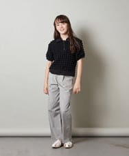 KJLGS30039 a.v.v KIDS(アー・ヴェ・ヴェ) [150-160]タックストレートパンツ ベージュ