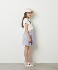 KJLGT01034 a.v.v KIDS(アー・ヴェ・ヴェ) [140-150]フロントポケットタックプリーツスカパン ベージュ