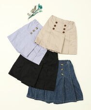 KJLHP22029 a.v.v KIDS(アー・ヴェ・ヴェ) [100-130]フロントボタンスカパン ベージュ