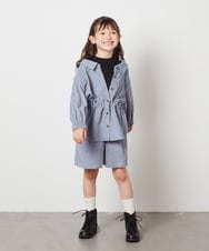 KJLJV30029 a.v.v KIDS(アー・ヴェ・ヴェ) [120-130]タックショートパンツ ライトブルー