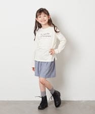 KJLJV30029 a.v.v KIDS(アー・ヴェ・ヴェ) [120-130]タックショートパンツ ライトブルー