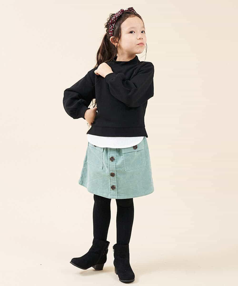 KJLKG03029 a.v.v KIDS(アー・ヴェ・ヴェ) [100-130]コーデュロイワークラップパンツ[WEB限定サイズ] ラベンダー