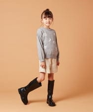 KJLKS46029 a.v.v KIDS(アー・ヴェ・ヴェ) [100-130]ツイードショートパンツ ベージュ