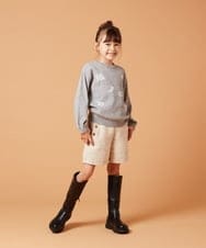 KJLKS46029 a.v.v KIDS(アー・ヴェ・ヴェ) [100-130]ツイードショートパンツ ベージュ