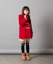 KJLLU61039 a.v.v KIDS(アー・ヴェ・ヴェ) [160]ベロアキルティングショートパンツ アイボリー