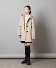 KJLLU61039 a.v.v KIDS(アー・ヴェ・ヴェ) [160]ベロアキルティングショートパンツ アイボリー