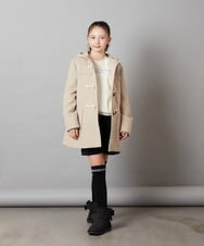 KJLLU61039 a.v.v KIDS(アー・ヴェ・ヴェ) [160]ベロアキルティングショートパンツ アイボリー