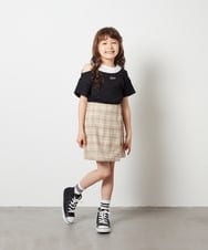 KJNGU02055 a.v.v KIDS(アー・ヴェ・ヴェ) [160]【2点セット】トップス＆スカパン ライトブルー