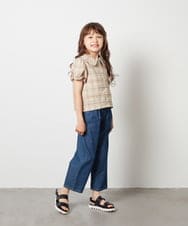 KJNGU02055 a.v.v KIDS(アー・ヴェ・ヴェ) [160]【2点セット】トップス＆スカパン ライトブルー