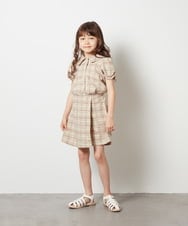 KJNGU02055 a.v.v KIDS(アー・ヴェ・ヴェ) [160]【2点セット】トップス＆スカパン ベージュ