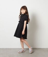 KJNHS03089 a.v.v KIDS(アー・ヴェ・ヴェ) [120-130]【3点セット】キャミワンピースコーデセット ブラック