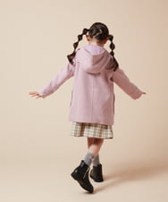 KJUAA01069 a.v.v KIDS(アー・ヴェ・ヴェ) [100-130]【選べる5色展開】ライトフェイクウールダッフルコート ベージュ