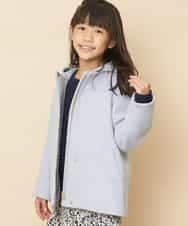 KJUAM03059 a.v.v KIDS(アー・ヴェ・ヴェ) [100-130]【洗濯機で洗える】2ｗａｙＡラインショートコート[WEB限定サイズ] ライトブルー