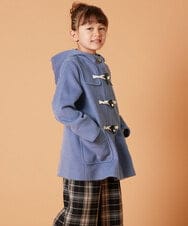 KJUAV02069 a.v.v KIDS(アー・ヴェ・ヴェ) [100-130]【選べる5色展開】ライトフェイクウールダッフルコート ピンク