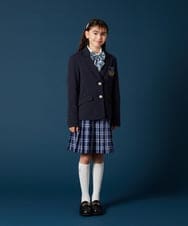 KQHTA01054 a.v.v KIDS(アー・ヴェ・ヴェ) [140-160]【卒服】チェックプリーツスカート ネイビー