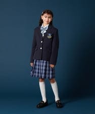 KQHTA01054 a.v.v KIDS(アー・ヴェ・ヴェ) [140-160]【卒服】チェックプリーツスカート ネイビー