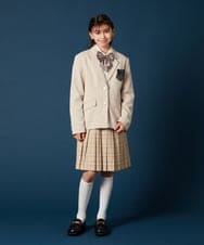 KQHTA01054 a.v.v KIDS(アー・ヴェ・ヴェ) [140-160]【卒服】チェックプリーツスカート ネイビー